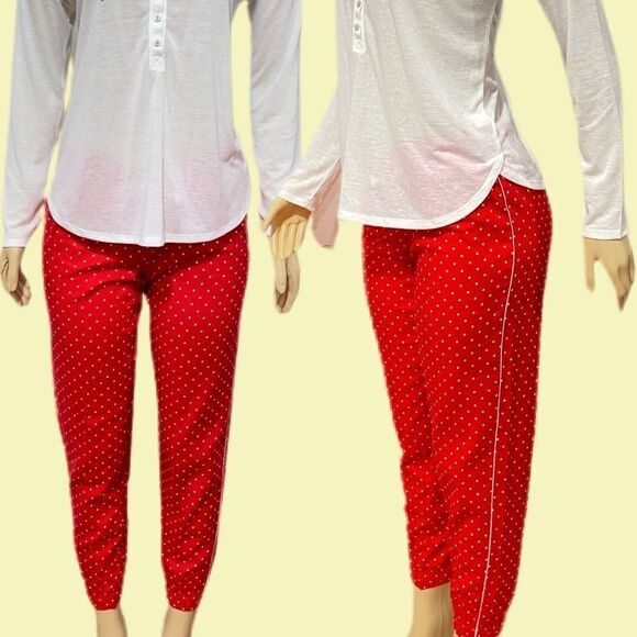 Victoria’s Secret Flannel pants Henley top pajama - Picture 6 of 7